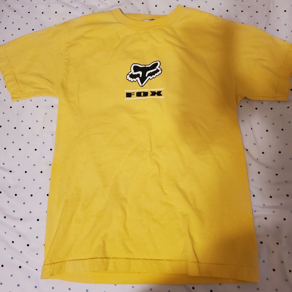 Fox Mens Yellow Tee